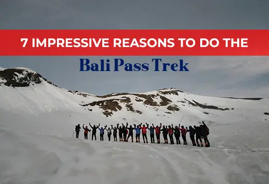 Bali Pass Trek 2024 - Trekking in Uttarakhand